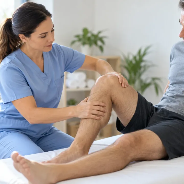 Valoración del movimiento de la rodilla en consulta